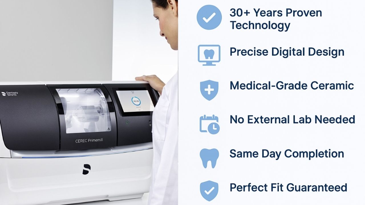 Same Day Crown Machine The Village Dental Miami FL