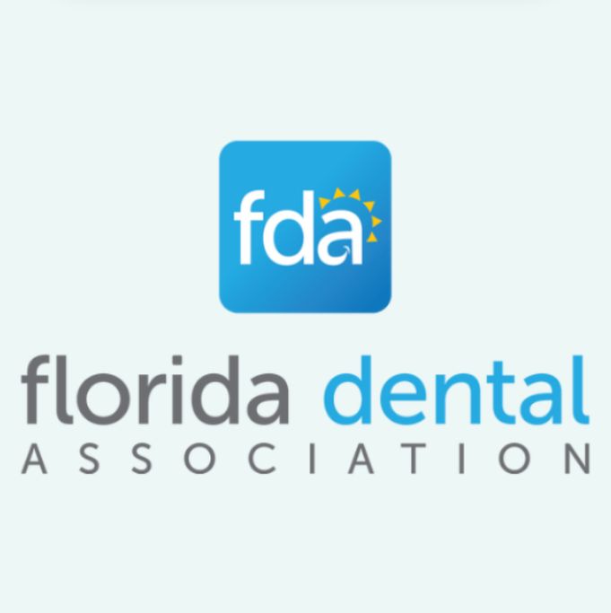 Florida Dental Association logo representing The Village Dental's commitment to quality dental care in Pinecrest, FL.