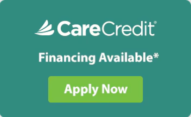 The Village Dental Miami Offers CareCredit Financing Options CareCredit financing options available at The Village Dental, Miami, featuring a "Apply Now" button for easy access to flexible payment solutions for dental care.